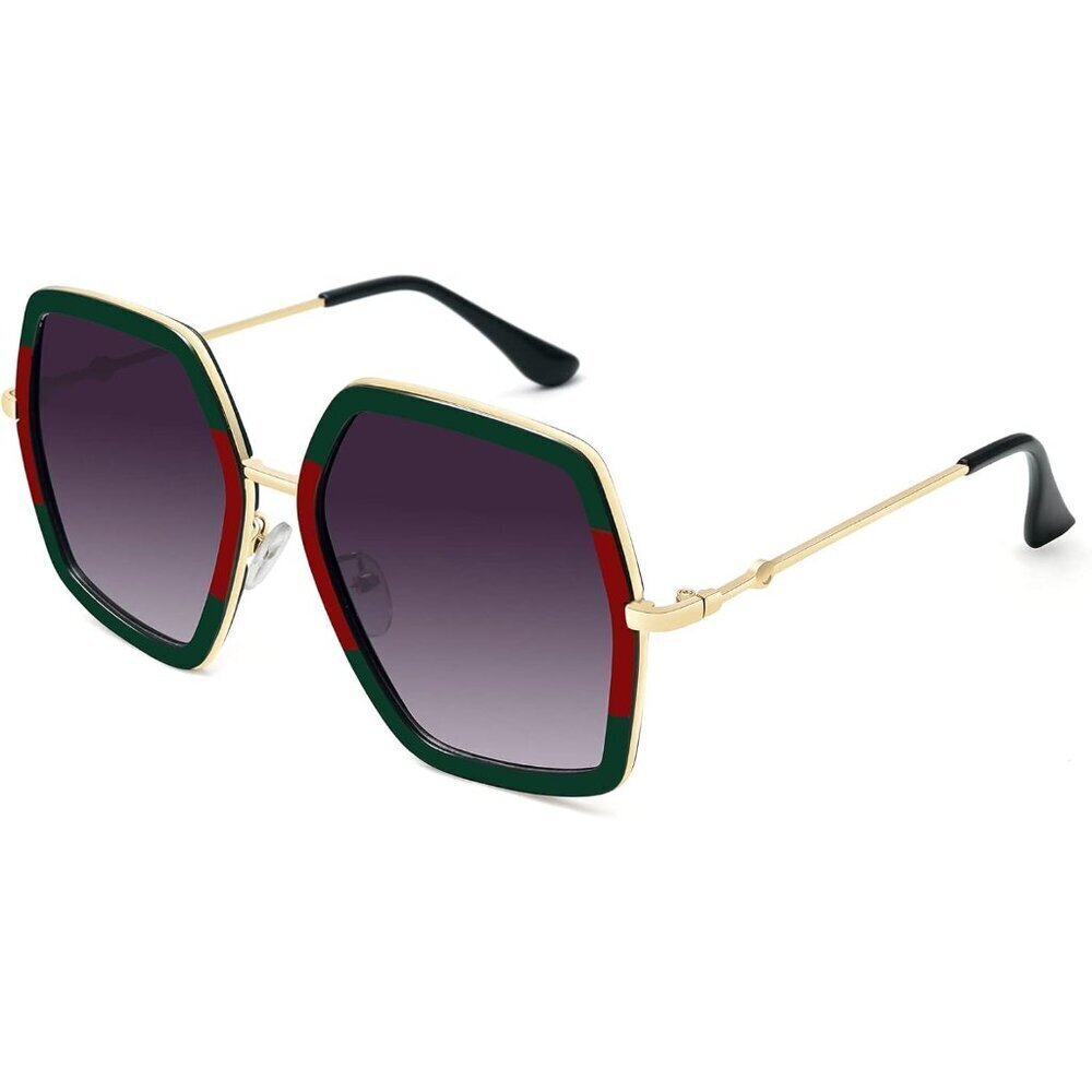 Oversized Female Fashion Sunglasses UV400 Shade Stylish Travel UV Protection